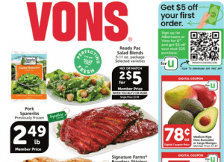 Vons Weekly Ad Jul 27 – Aug 02, 2022
