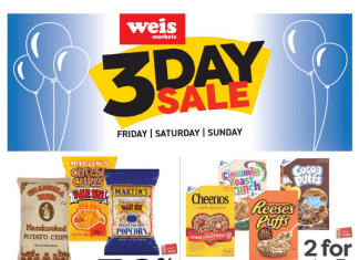 Weis Markets Three Day Ad July 29 – Jul 31, 2022