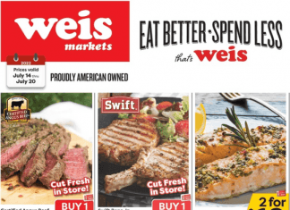 Weis Markets Weekly Sale Jul 14 – Jul 20, 2022