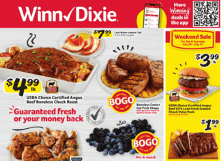 Winn-Dixie Weekly Ad Jul 27 – Aug 02, 2022