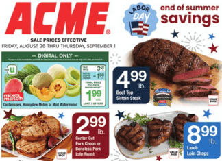 ACME Weekly Ad Aug 26 – Sep 01, 2022