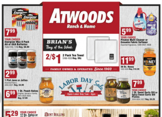 Atwoods Weekly Ad Aug 31 – Sep 11, 2022