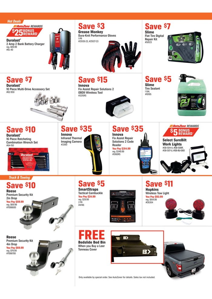 AutoZone Monthly Circular Aug 23 Sep 19, 2022