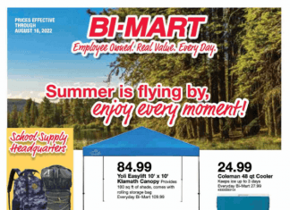 Bi-Mart Weekly Ad Aug 02 – Aug 16, 2022