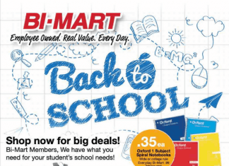 Bi-Mart Back to School Ad Aug 03 – Aug 16, 2022
