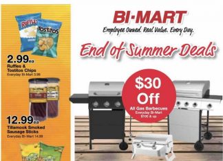 Bi-Mart End of Summer Deals Ad Aug 17 – Aug 30, 2022