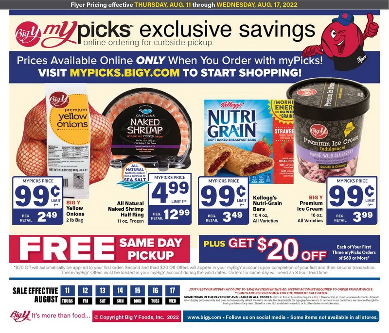 Big Y Weekly Ad Aug 11 Aug 17, 2022