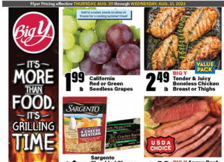 Big Y Weekly Ad Aug 25 – Aug 31, 2022