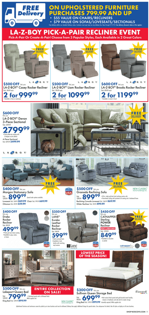 Boscov's Labor Day Saving Event Aug 25 Aug 31, 2022