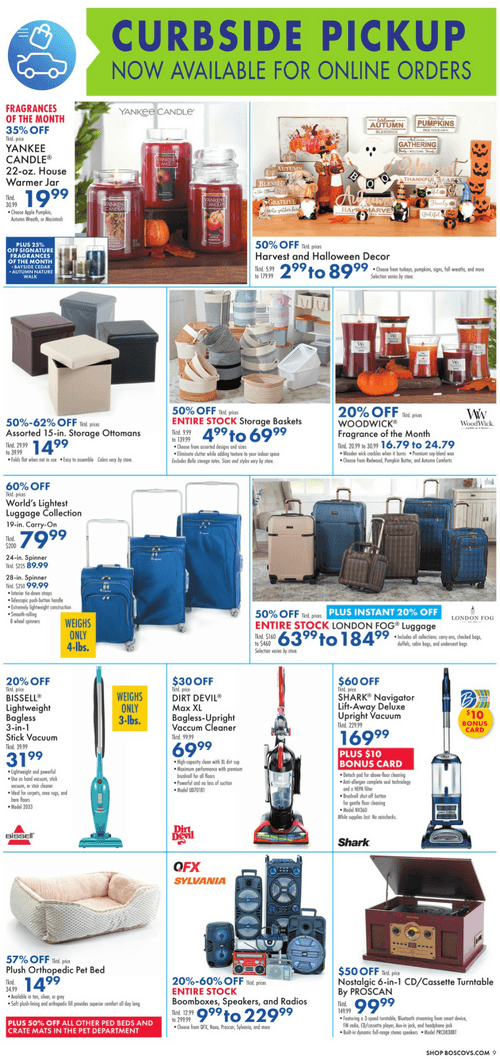 Boscov's Labor Day Saving Event Aug 25 Aug 31, 2022