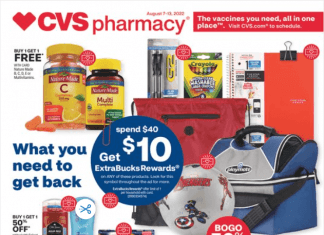 CVS Weekly Ad Aug 07 – Aug 13, 2022