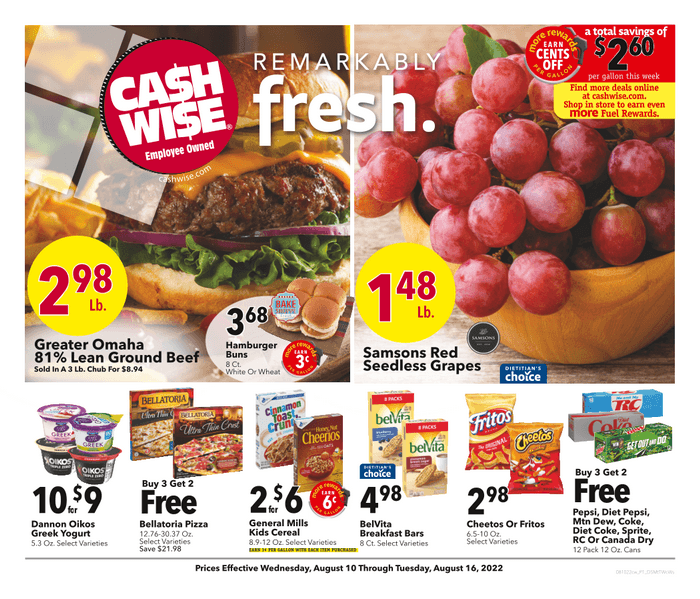 Cash Wise Weekly Ad Aug 10 Aug 16, 2022