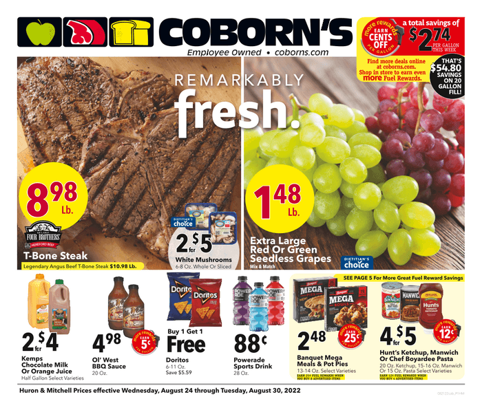 Coborn's Weekly Ad Aug 24 Aug 30, 2022