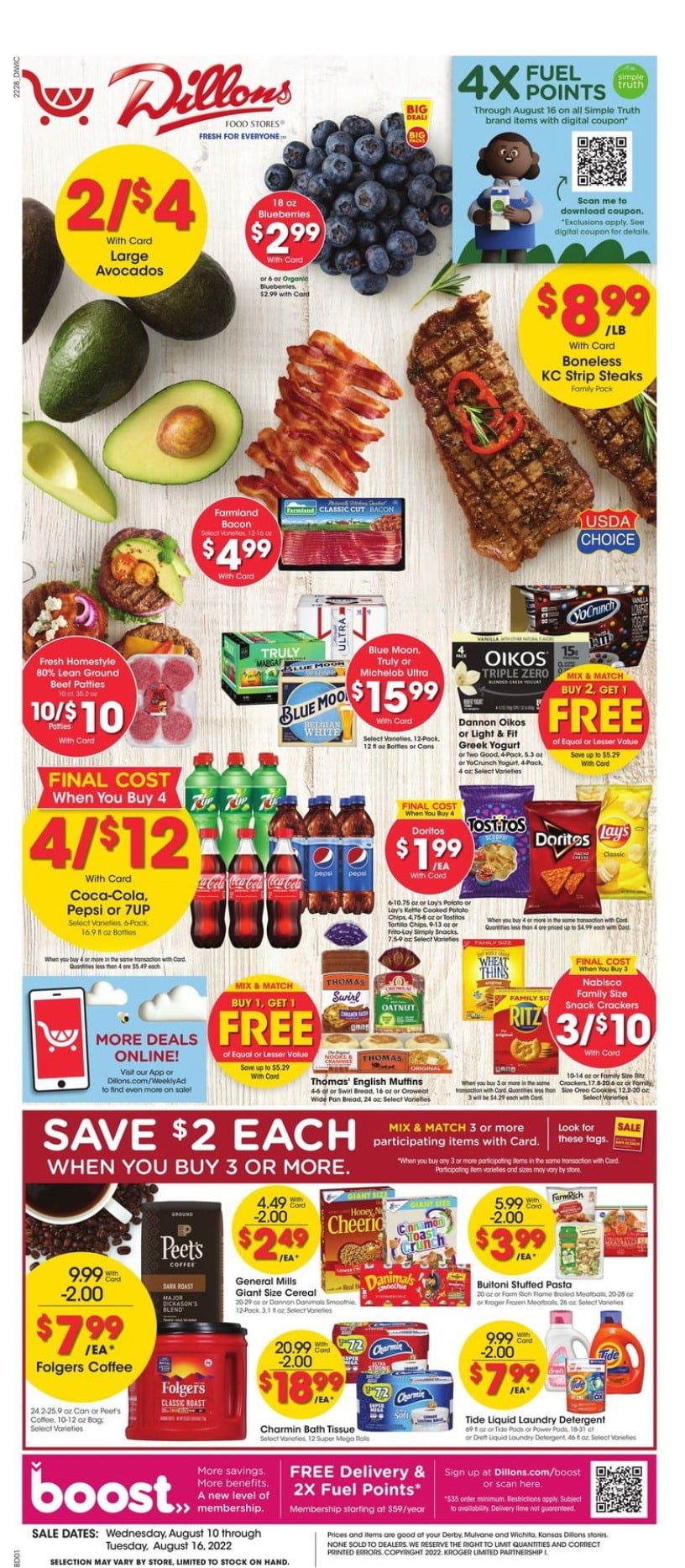 Dillons Weekly Ad Aug 10 Aug 16, 2022