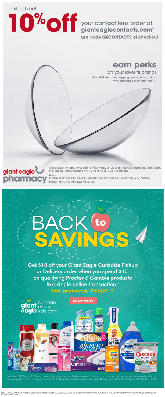 Giant Eagle Weekly Ad Aug 04 Aug 10, 2022 Giant Eagle Weekly Ad Aug 04 Aug 10, 2022