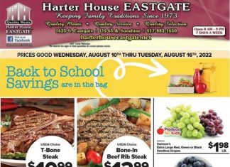 Harter House Weekly Ad Aug 10 – Aug 16, 2022
