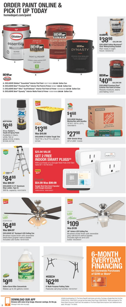 Home Depot Labor Day Sale Aug 25 Sep 07, 2022