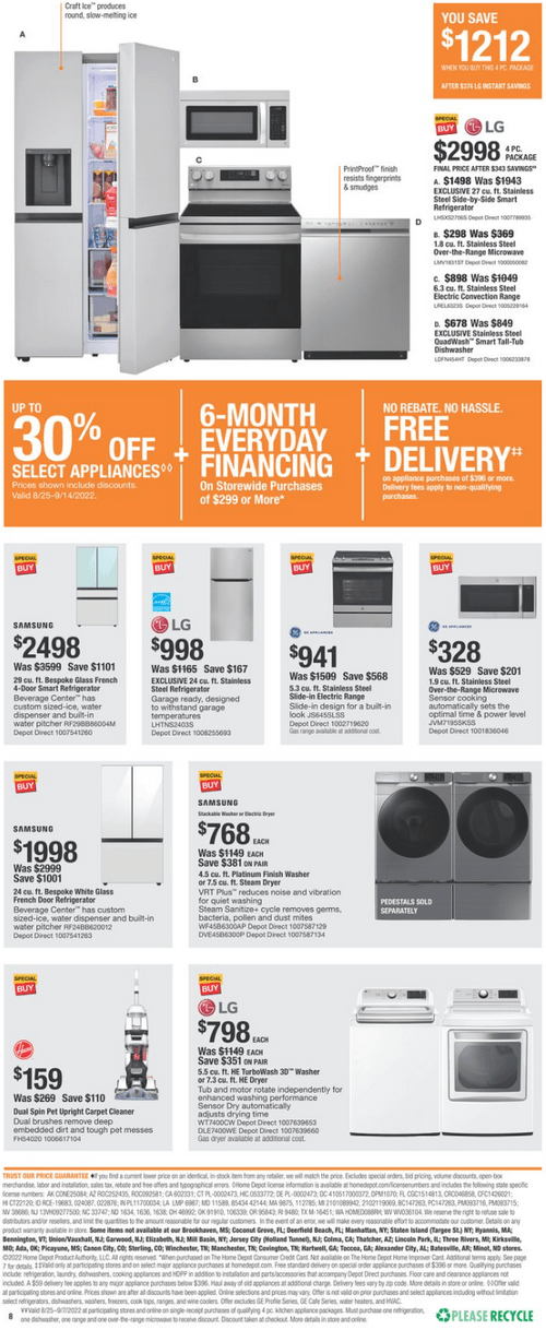 Home Depot Labor Day Sale Aug 25 Sep 07, 2022