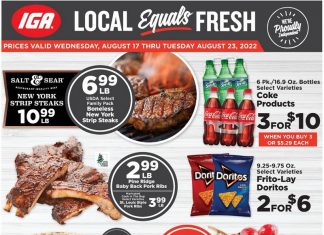 IGA Weekly Ad Aug 17 – Aug 23, 2022