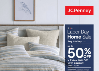 JCPenney Labor Day Sale Aug 25 – Sep 11, 2022