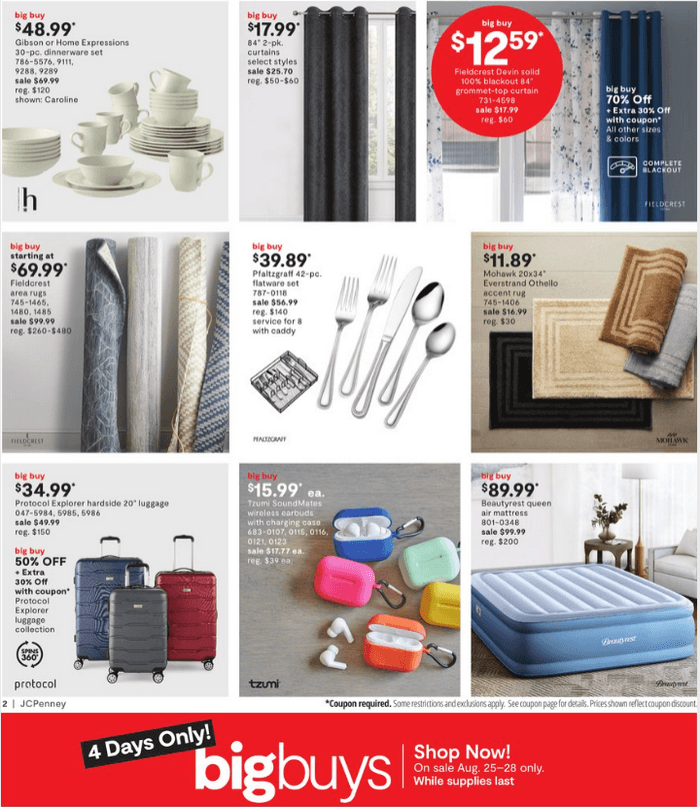 JCPenney Labor Day Sale Aug 25 Sep 11, 2022