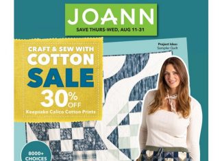 Jo-Ann Weekly Ad Aug 11 – Aug 31, 2022