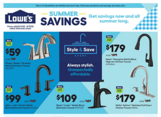 Lowe’s Weekly Ad Aug 11 – Aug 17, 2022