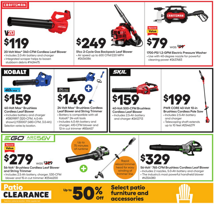 Lowe's Labor Day Saving Aug 25 Aug 31, 2022