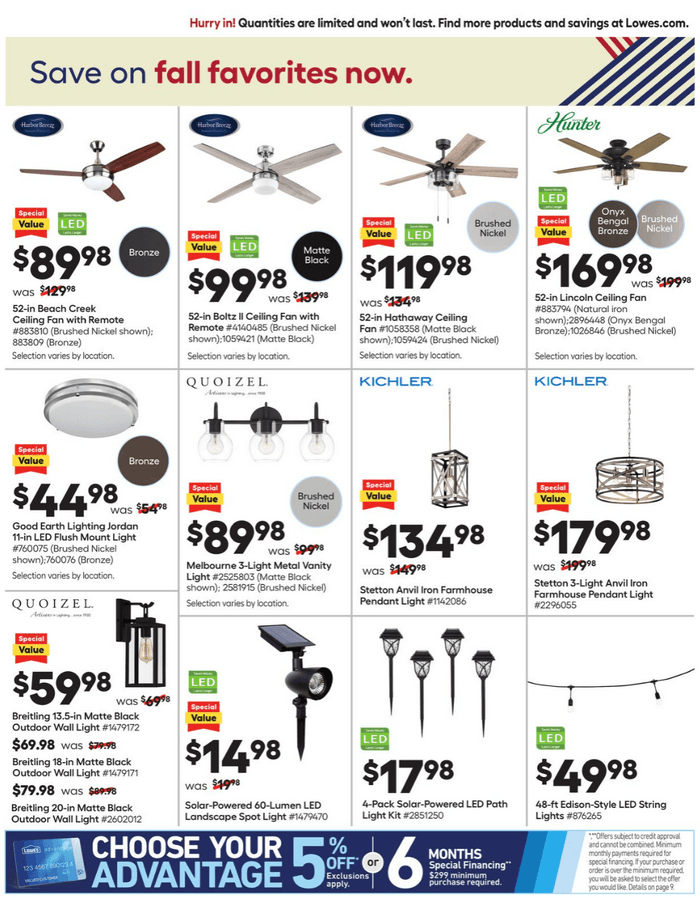 Lowe's Labor Day Saving Aug 25 Aug 31, 2022