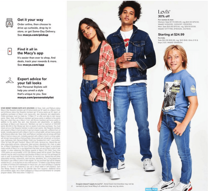 Macy's Labor Day Ad Aug 31 Sep 05, 2022