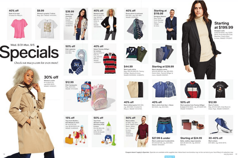 Macy's Labor Day Ad Aug 31 Sep 05, 2022
