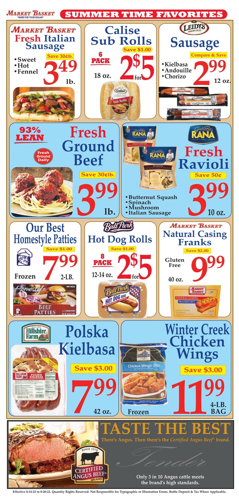 Market Basket Weekly Ad Aug 14 Aug 20, 2022