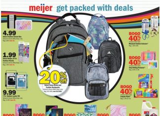 Meijer Back to School Ad Aug 14 – Jul 20, 2022