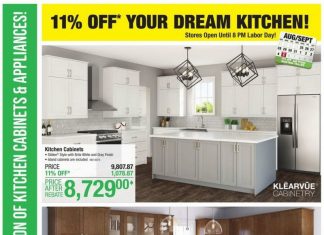 Menards Kitchen Sale Aug 25 – Sep 05, 2022