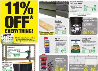 Menards Weekly Ad Aug 18 – Aug 28, 2022