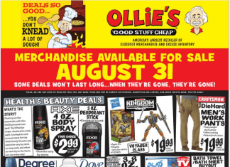 Ollie’s Weekly Ad Aug 31 – Sep 07, 2022