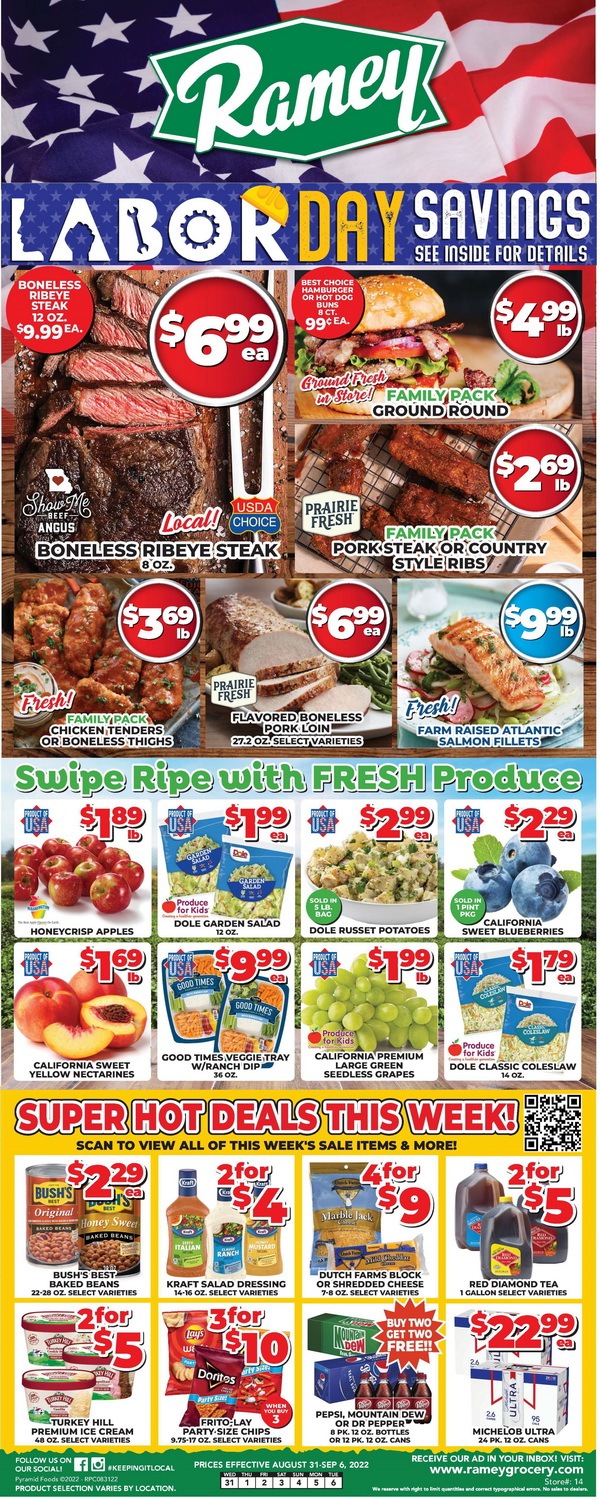 Price Cutter Weekly Ad Aug 31 Sep 06, 2022