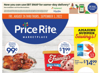 Price Rite Weekly Ad Aug 26 – Sep 01, 2022