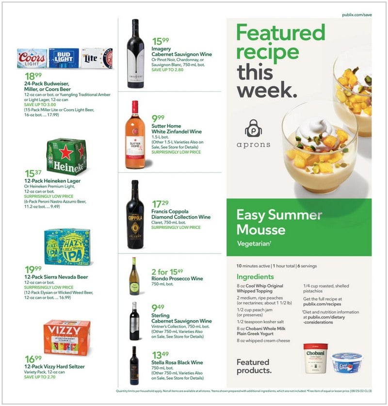Publix Weekly Ad Aug 24 Aug 30, 2022