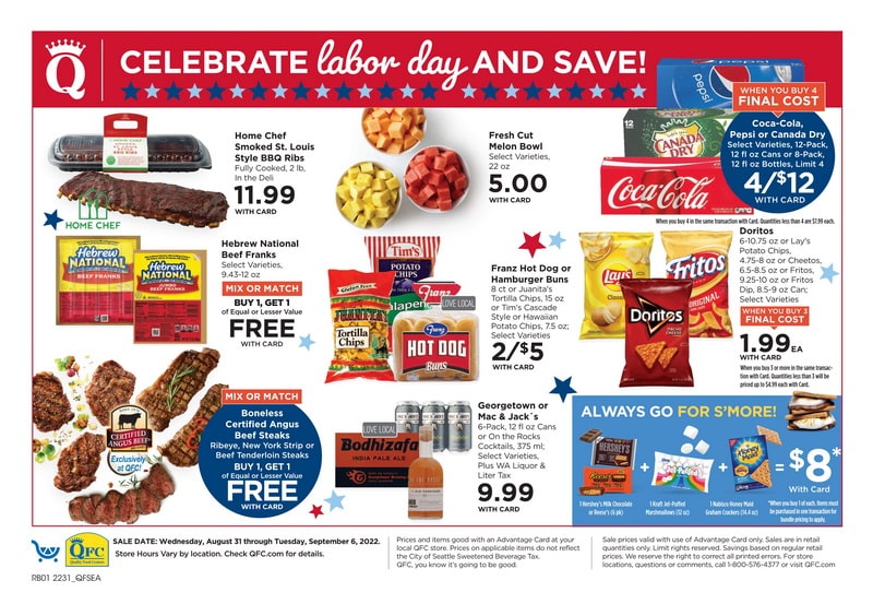 QFC Weekly Ad Aug 31 Sep 06, 2022