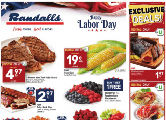 Randalls Weekly Ad Aug 31 – Sep 06, 2022