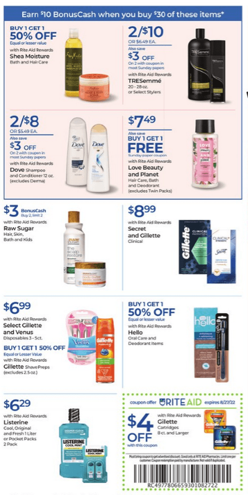 Rite Aid Weekly Ad Aug 21 Aug 27, 2022