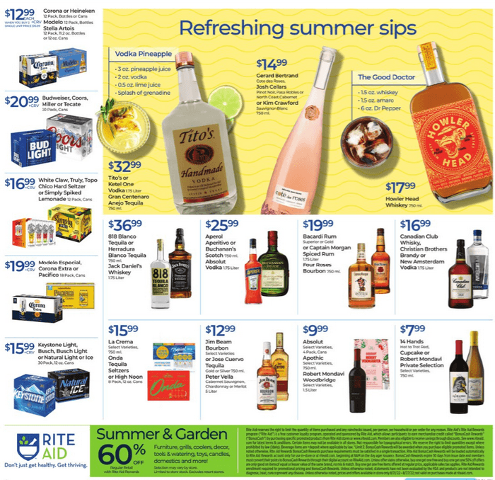 Rite Aid Weekly Ad Aug 21 Aug 27, 2022