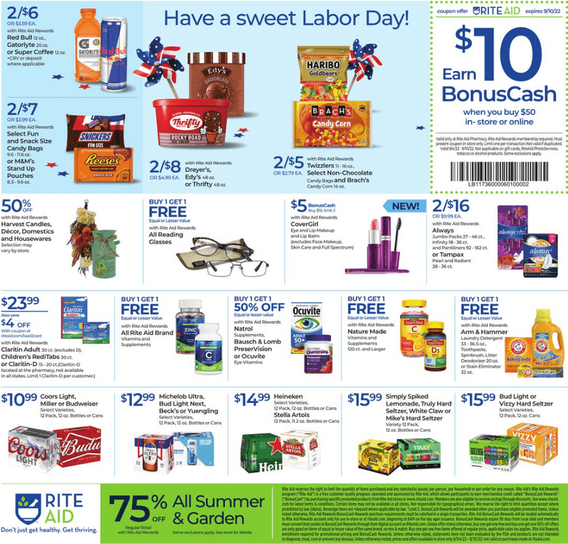 Rite Aid Weekly Ad Sep 04 Sep 10, 2022