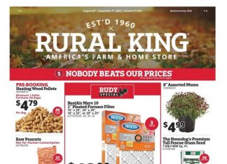 Rural King Weekly Ad Aug 25 – Sep 07, 2022