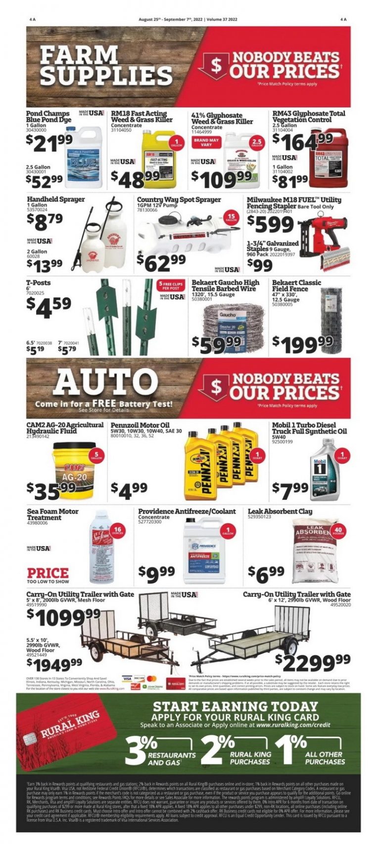 Rural King Weekly Ad Aug 25 Sep 07, 2022