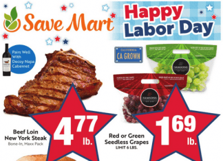 Save Mart Supermarkets Weekly Ad Aug 31 – Sep 06, 2022