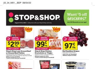 Stop & Shop Weekly Ad Aug 19 – Aug 25, 2022