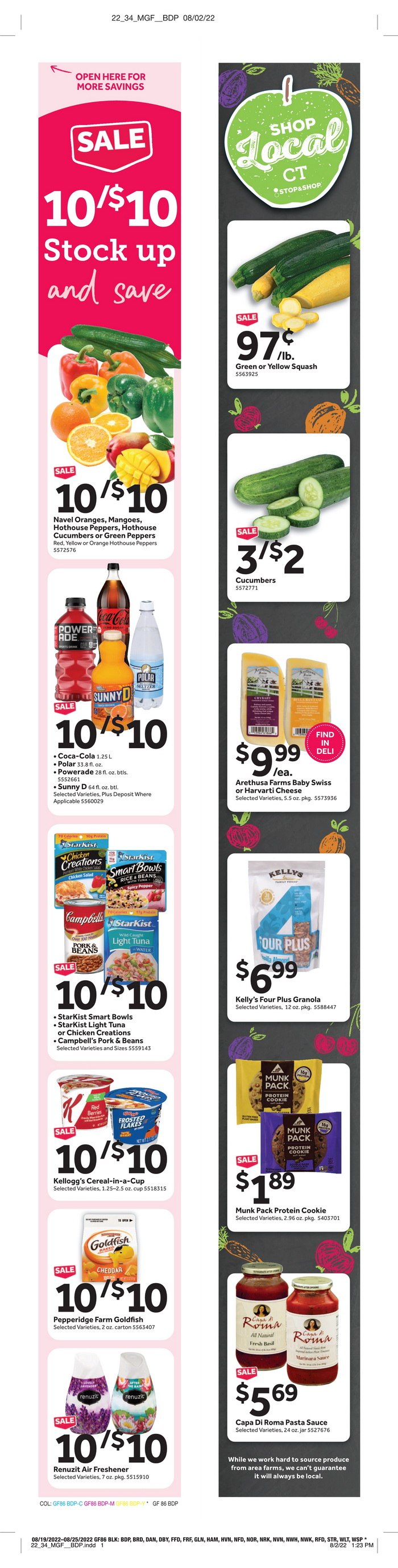 Stop & Shop Weekly Ad Aug 19 Aug 25, 2022