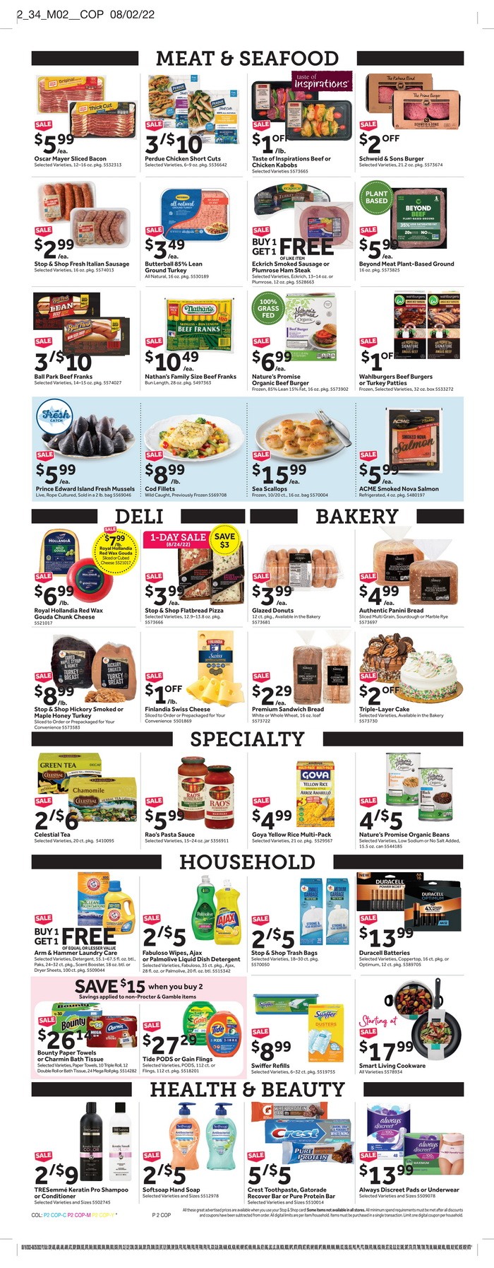 Stop & Shop Weekly Ad Aug 19 Aug 25, 2022